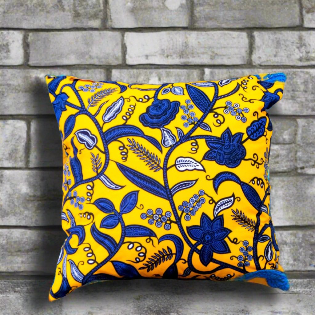 Upcycled Cushion - Ntoma, Ankara | Recycled, Home, Decor, Hand Made, African, Living