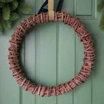 Load image into Gallery viewer, Large Hand Woven Decorative Cane Wreath | Advent, Christmas, Easter, Hand Made, Eco Friendly
